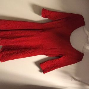 Red express dress size medium